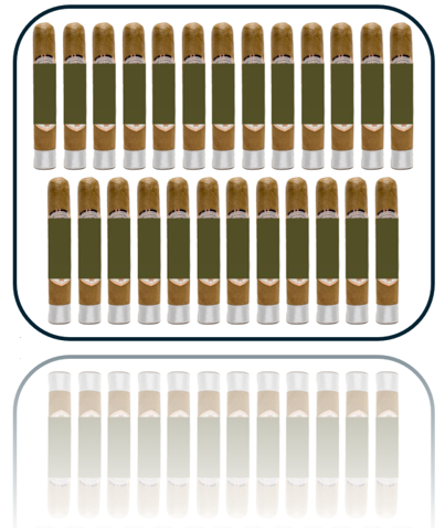 Rocky Patel White Label Robusto - 25 Pack